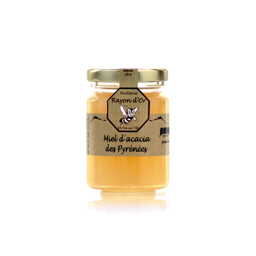 Miel d'acacia des Pyrénées  125g • Rayon d'Or