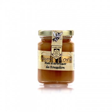 Miel d'arbousier du Roussillon 125g • Miel Rayon d'Or • Miel Rayon d'Or