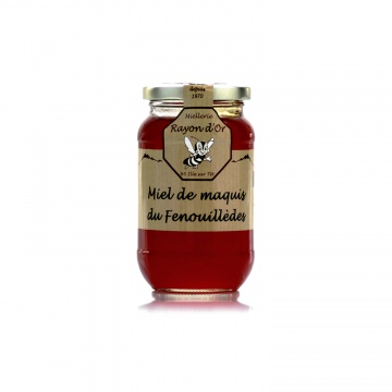 Miel de maquis du Fenouillèdes 350g • Miel Rayon d'Or
