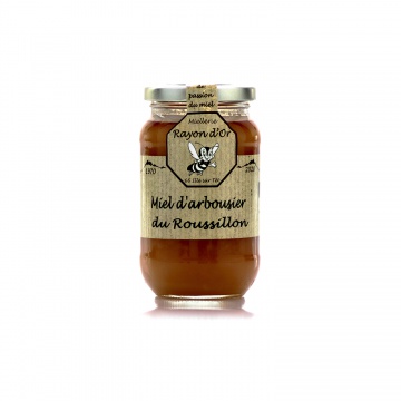 Miel d'arbousier du Roussillon 350g • Miel Rayon d'Or