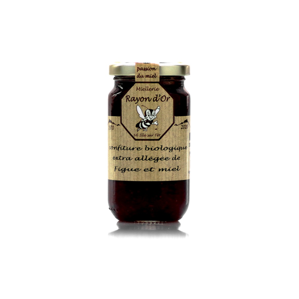 Confiture bio à la figue et au miel 220g