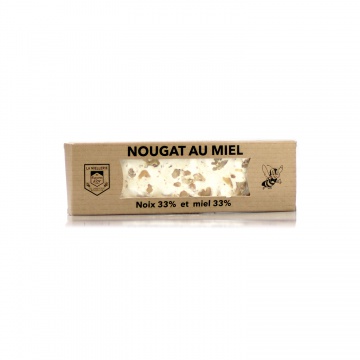 Nougat catalan aux noix et miel • Miel Rayon d'Or