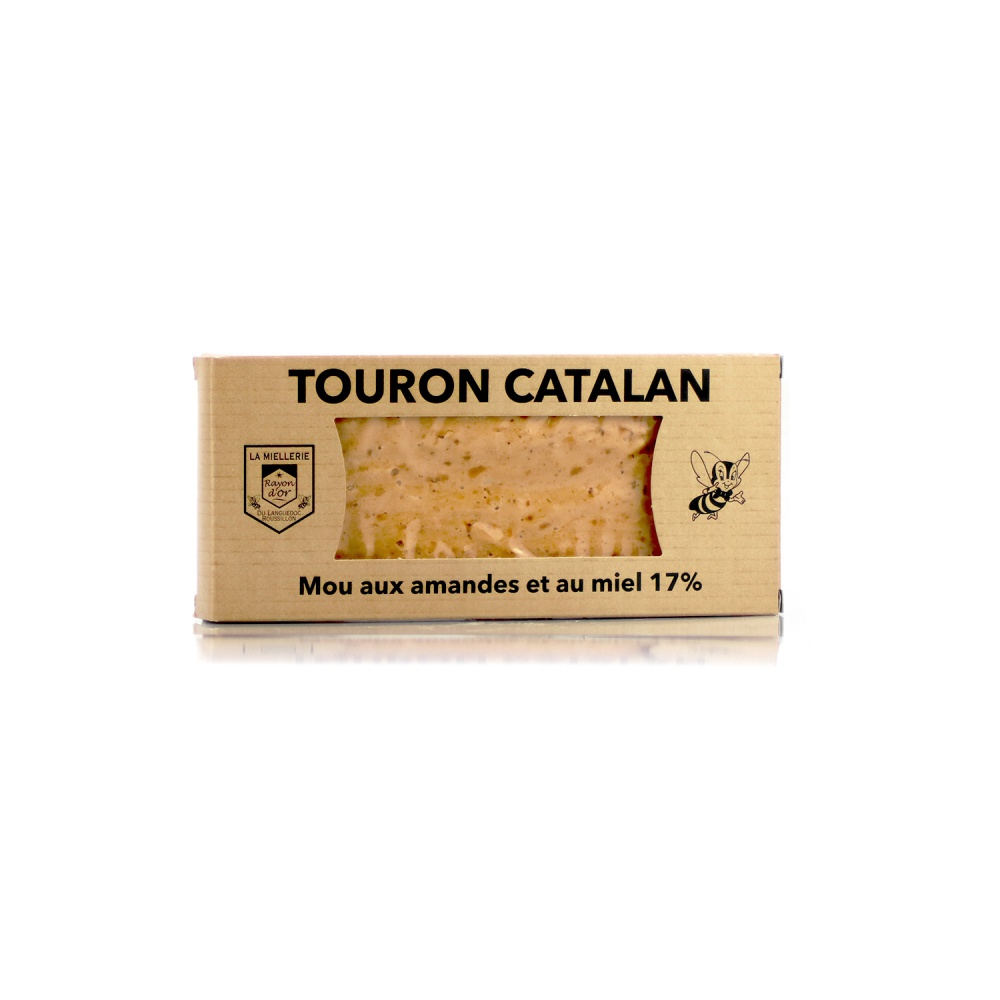 Touron mou aux amandes et au miel