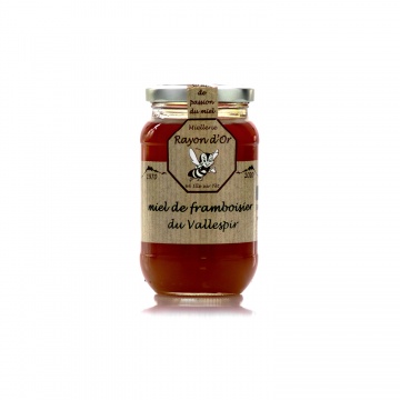 Miel de framboisier du Vallespir 350g • Miel Rayon d'Or