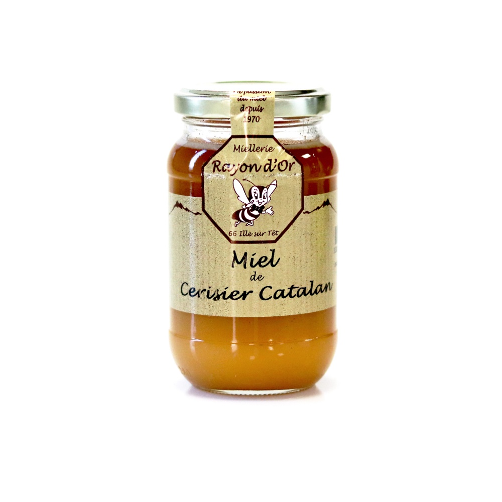 Miel de cerisier 350g • Miel Rayon d'Or