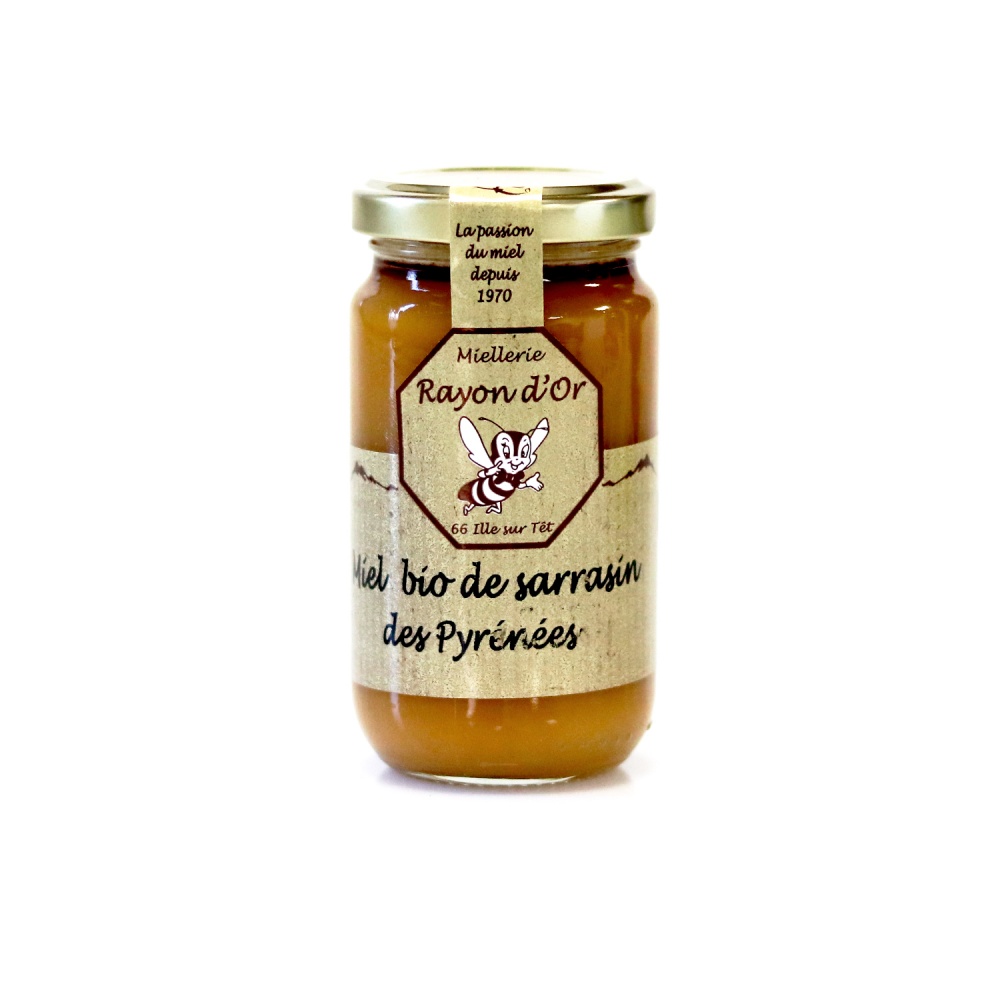 Miel de sarrasin biologique des Pyrénées | Miel Rayon d'Or