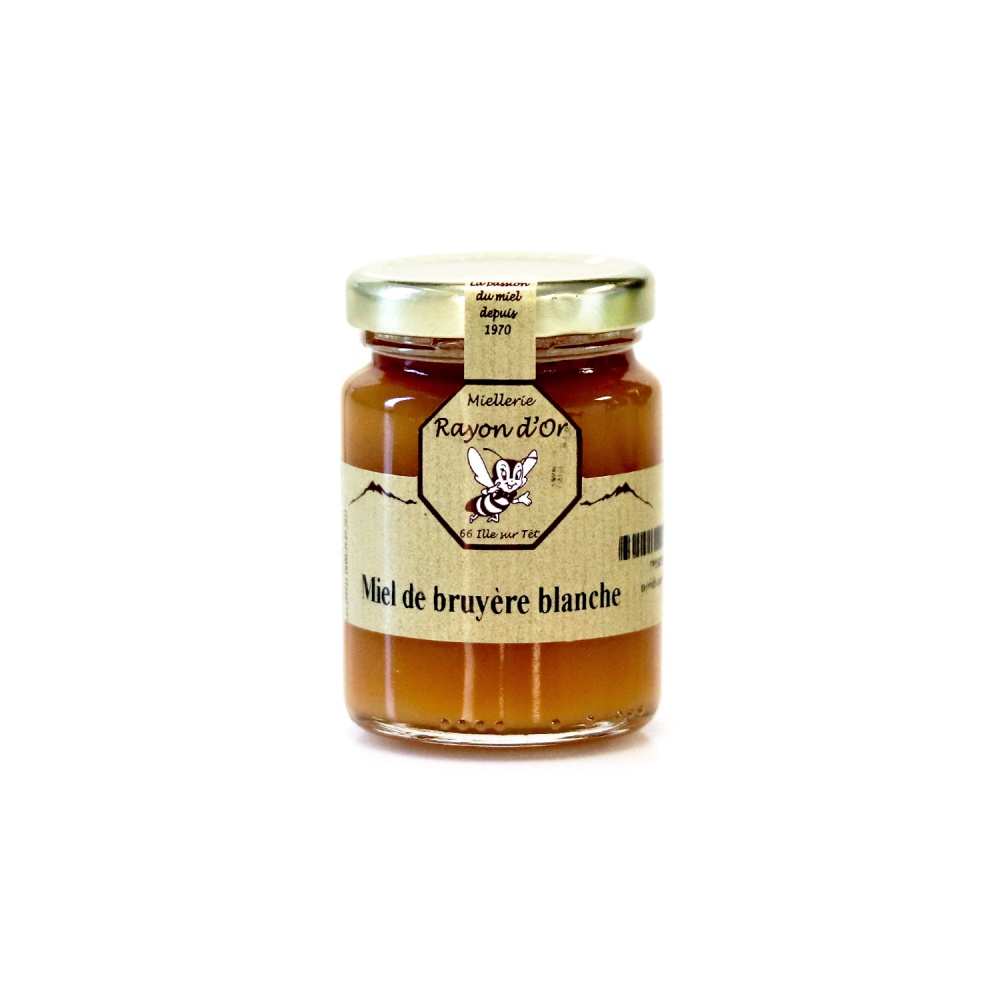 Miel de Bruyère Blanche 125g • Miel Rayon d'Or