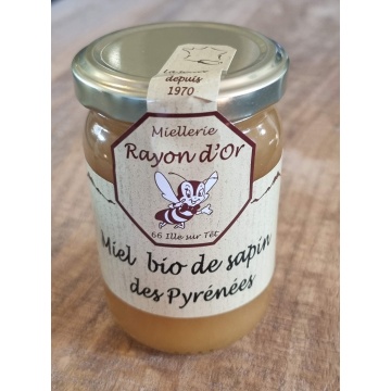 Miel de sapin biologique des Pyrénées 270g • Miel Rayon d'Or