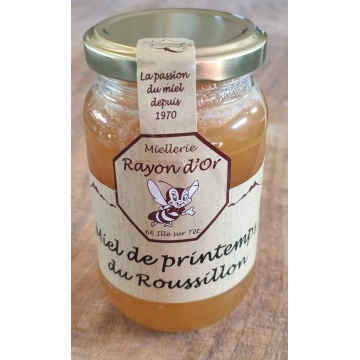 Miel de printemps du Roussillon 350g • Miel Rayon d'Or