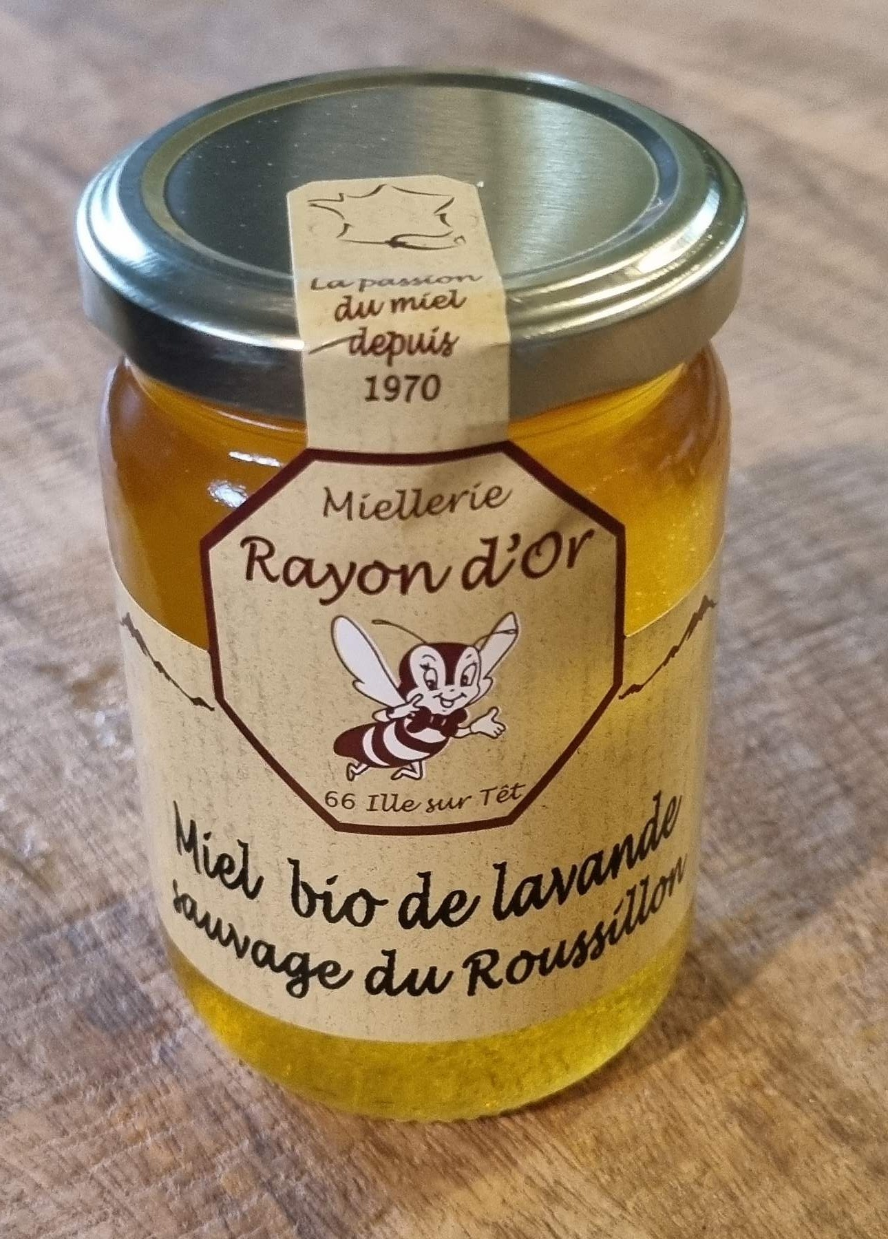 Miel de lavande sauvage des garrigues du Roussillon 350g • Miel Ra