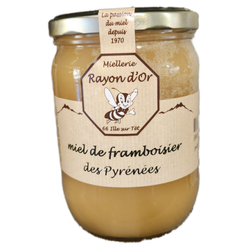 Miel de framboisier des Pyrénées 750g • Miel Rayon d'Or