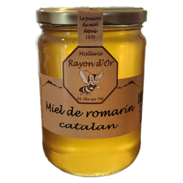 Miel de Romarin catalan 750g • Miel Rayon d'Or