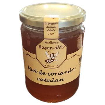 Miel de coriandre catalan 750g pot verre