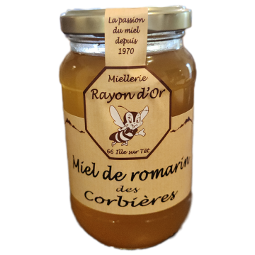 Miel de Romarin des Corbières 350g • Miel Rayon d'Or