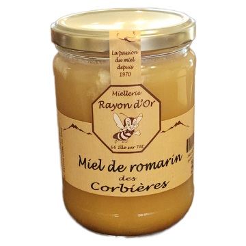 Miel de Romarin d'Opoul 750g • Miel Rayon d'Or