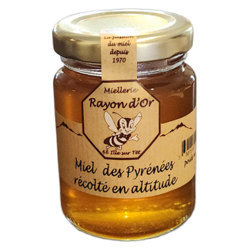 Miel de haute montagne des Pyrénées 125g • Miel Rayon d'Or