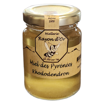 Miel de rhododendron des Pyrénées 125g • Miel Rayon d'Or