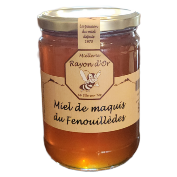 Miel de maquis du Fenouillèdes 750g • Miel Rayon d'Or