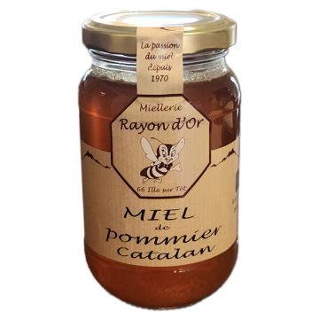 Miel de pommier catalan 350g • Miel Rayon d'Or